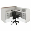 Officesource 71.00'' W X 42.50'' H, Modern Walnut OS97MW